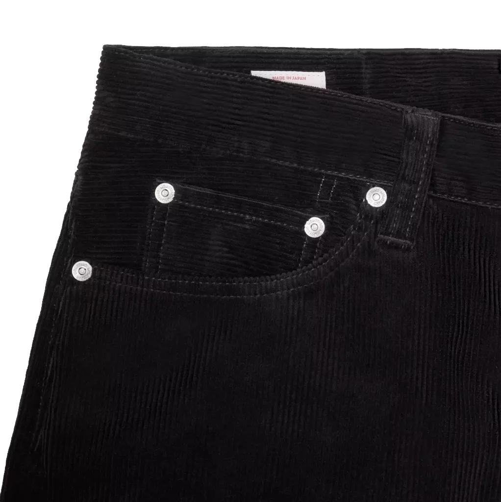 Momotaro Jumbo Corduroy Pants (Black)