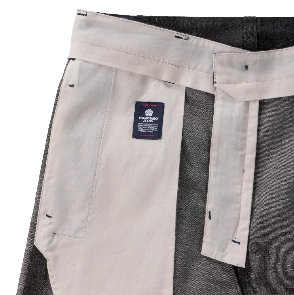 Momotaro Pleated 8oz. Selvedge Denim Trousers