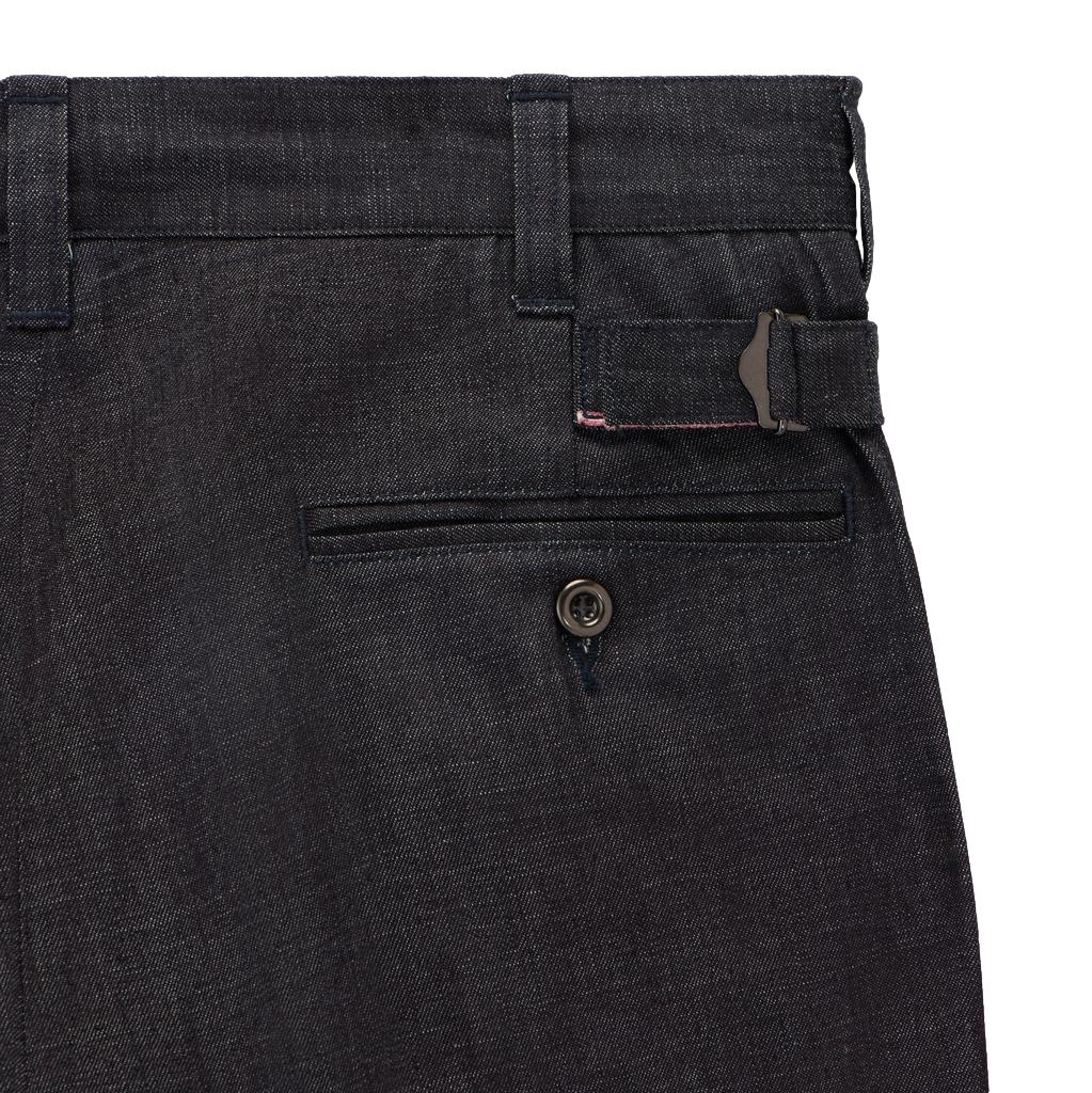 Momotaro Pleated 8oz. Selvedge Denim Trousers