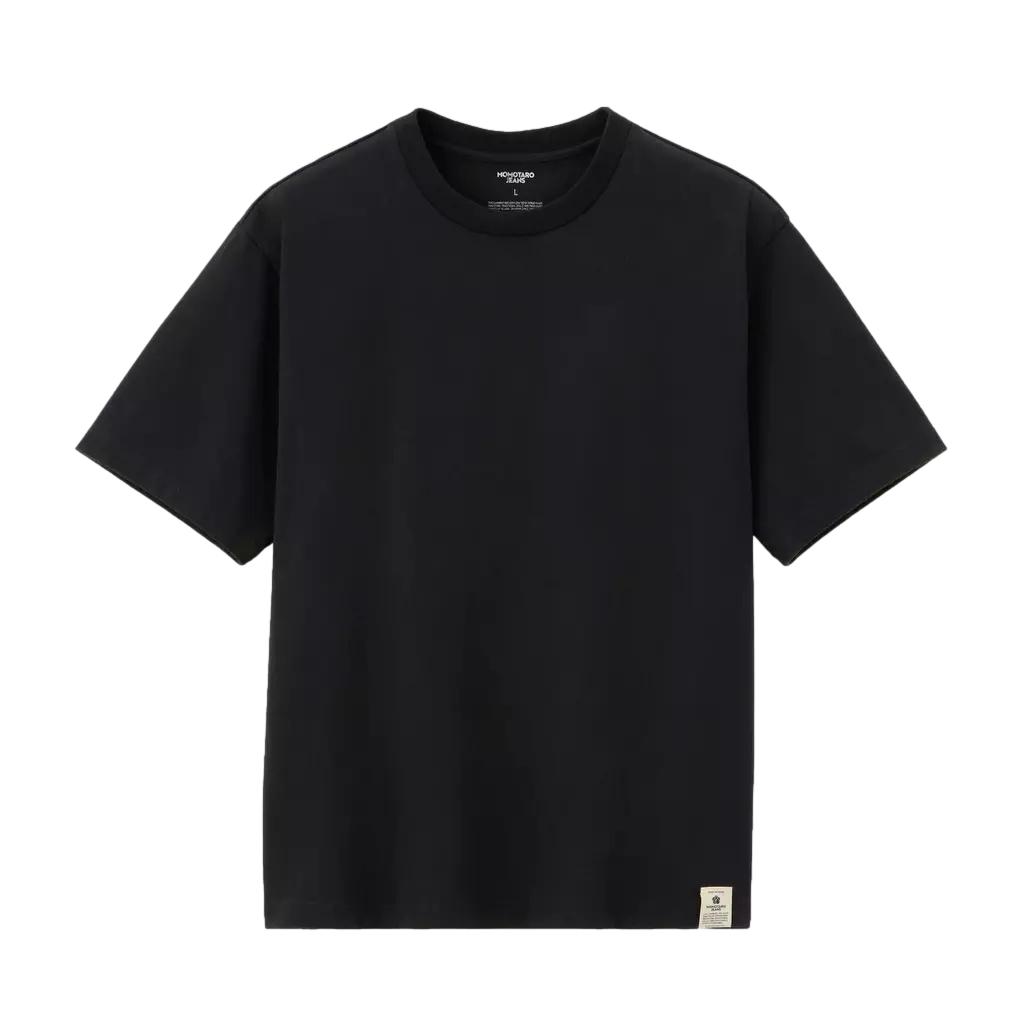 Momotaro Suvin Gold S/S Tee (Black)