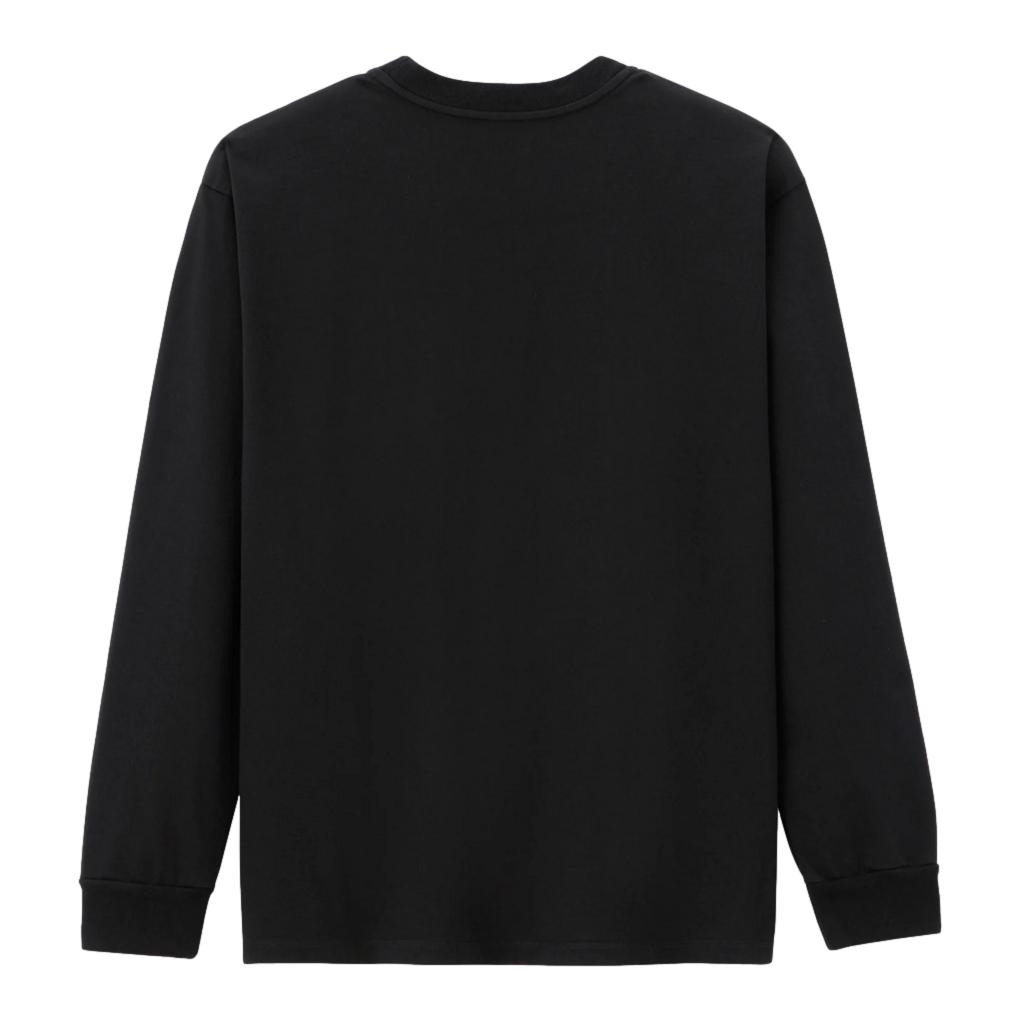 Momotaro Suvin Gold GTB L/S Tee (Black) - Okayama Denim