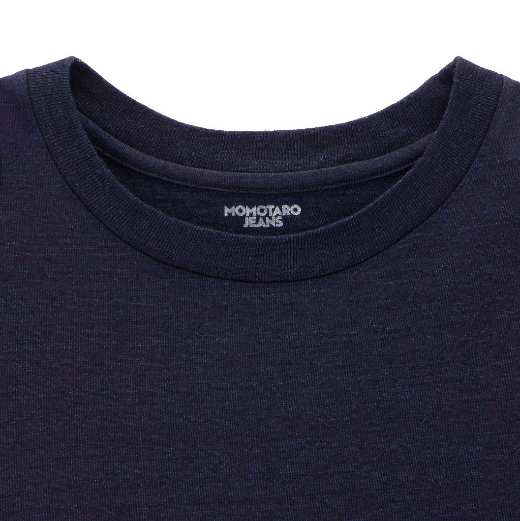mocigoma♡ Momotaro GTB Indigo Dyed Tee - Okayama Denim