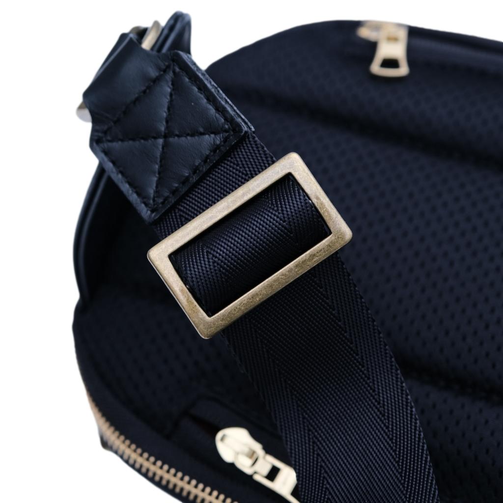 Master-piece "Gloss" Leather Sling Bag