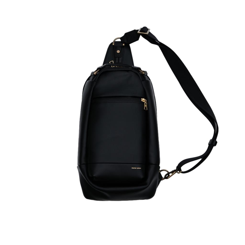 Master-piece "Gloss" Leather Sling Bag