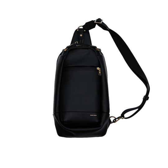 Master-piece "Gloss" Leather Sling Bag