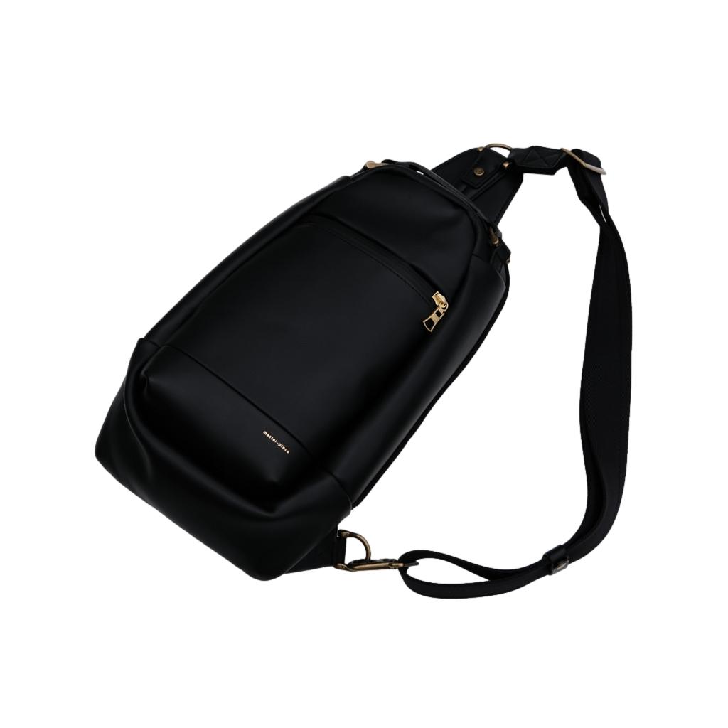 Master-piece "Gloss" Leather Sling Bag