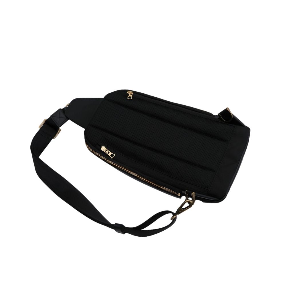 Master-piece "Gloss" Leather Sling Bag