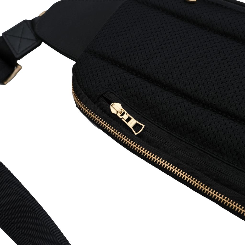 Master-piece "Gloss" Leather Sling Bag