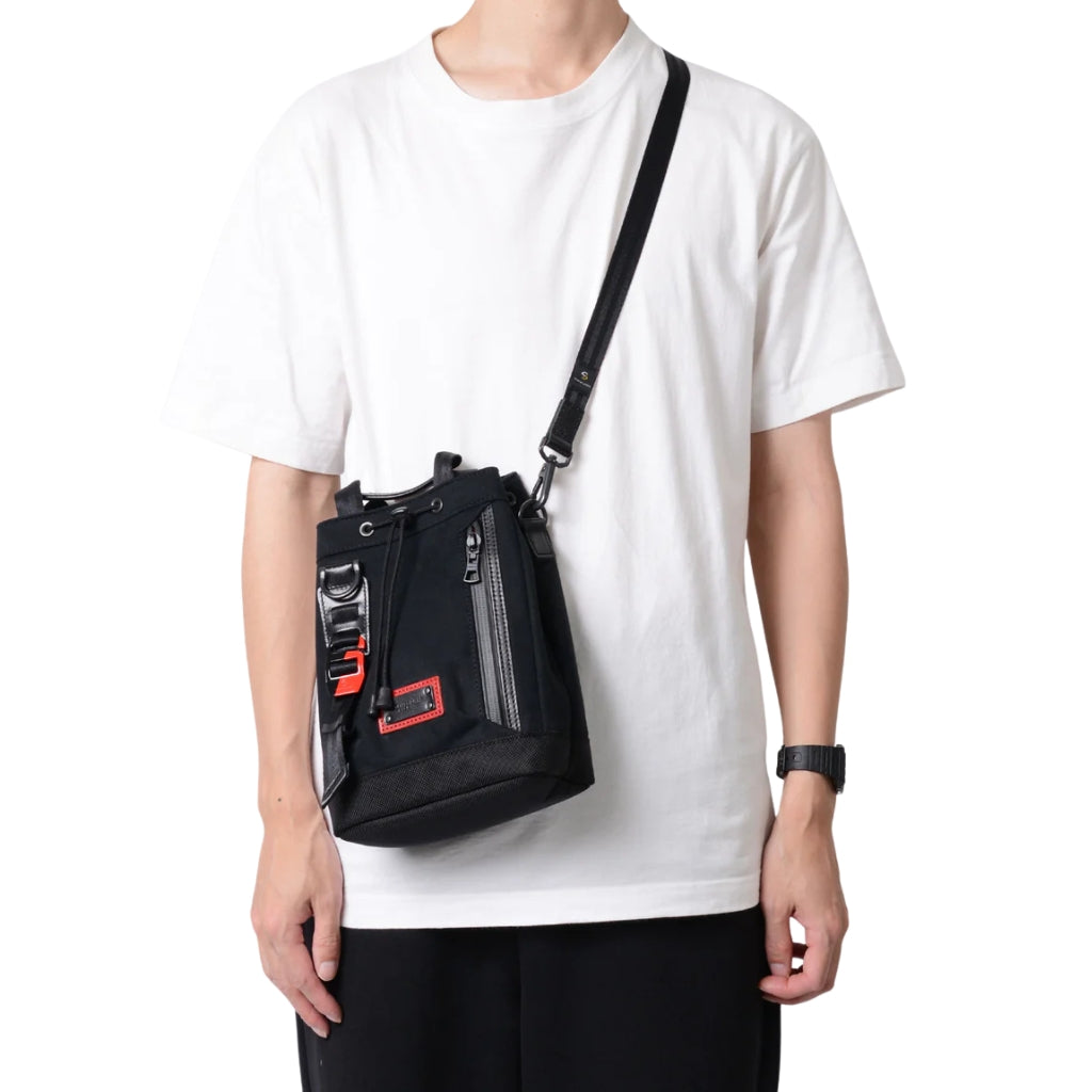 Master-piece x Toyota Gazoo Drawstring Shoulder Bag