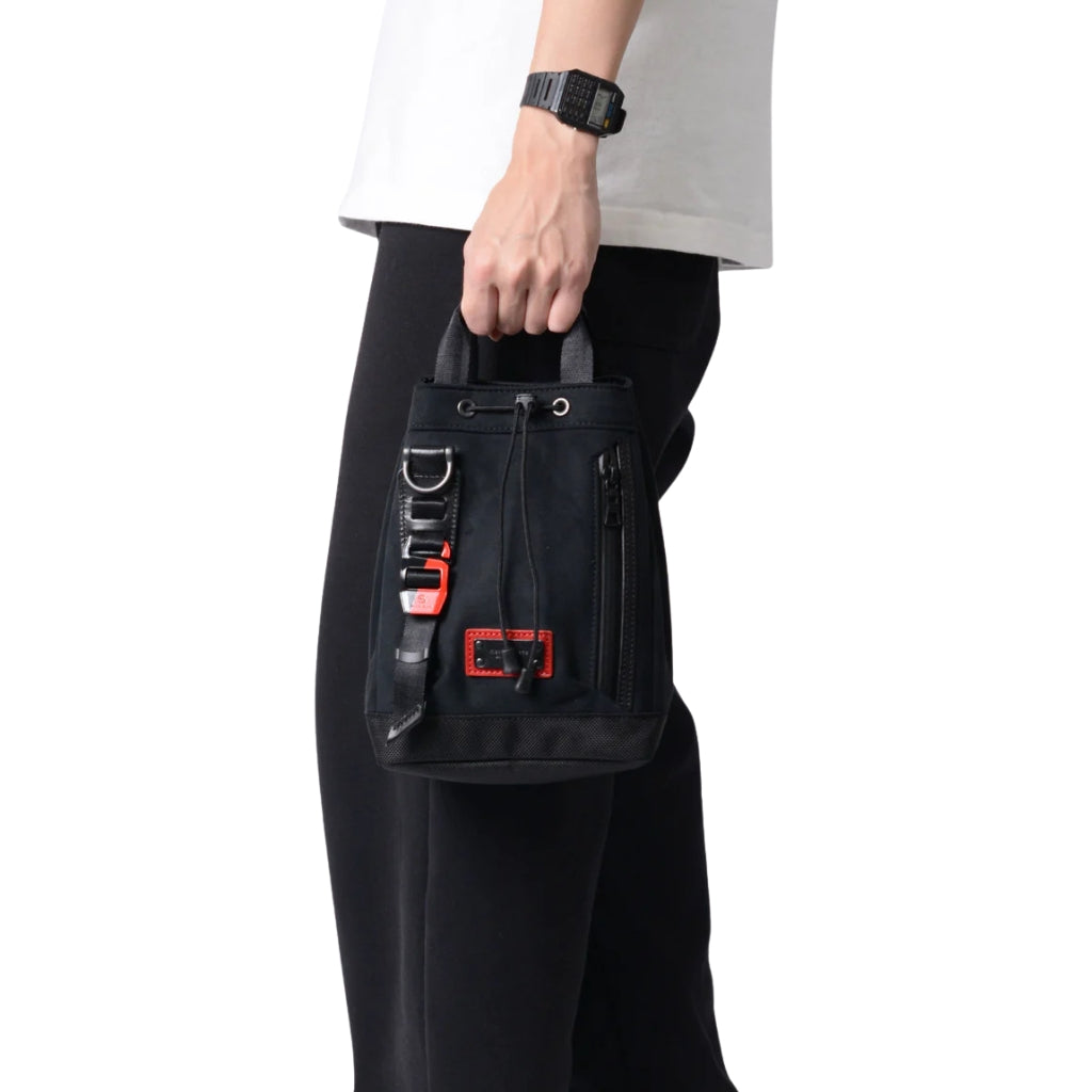 Master-piece x Toyota Gazoo Drawstring Shoulder Bag