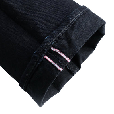 Momotaro Indigo x Black Selvedge Jeans (Classic Straight)