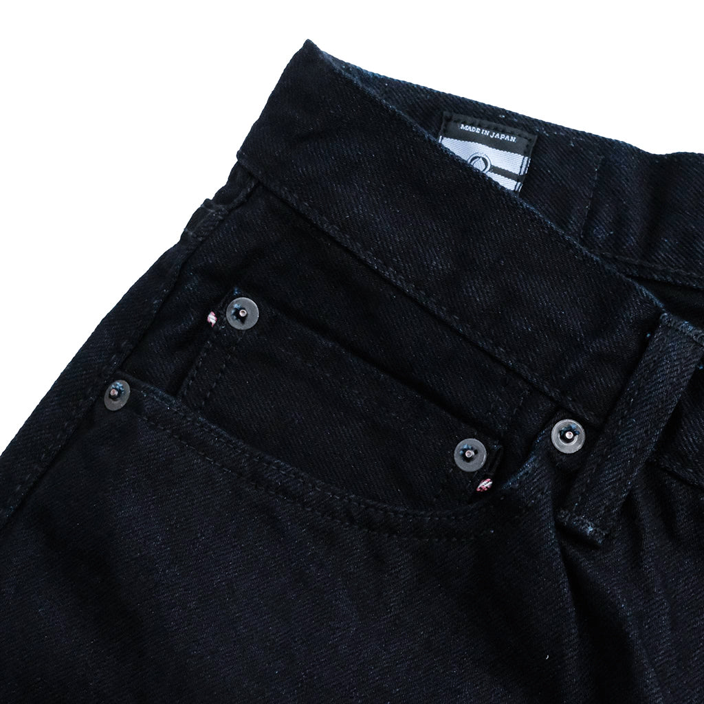 Momotaro Indigo x Black Selvedge Jeans (Narrow Tapered