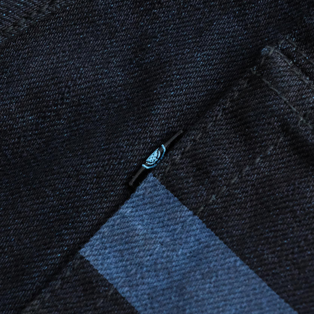 Momotaro Indigo x Black Selvedge Jeans (Classic Straight