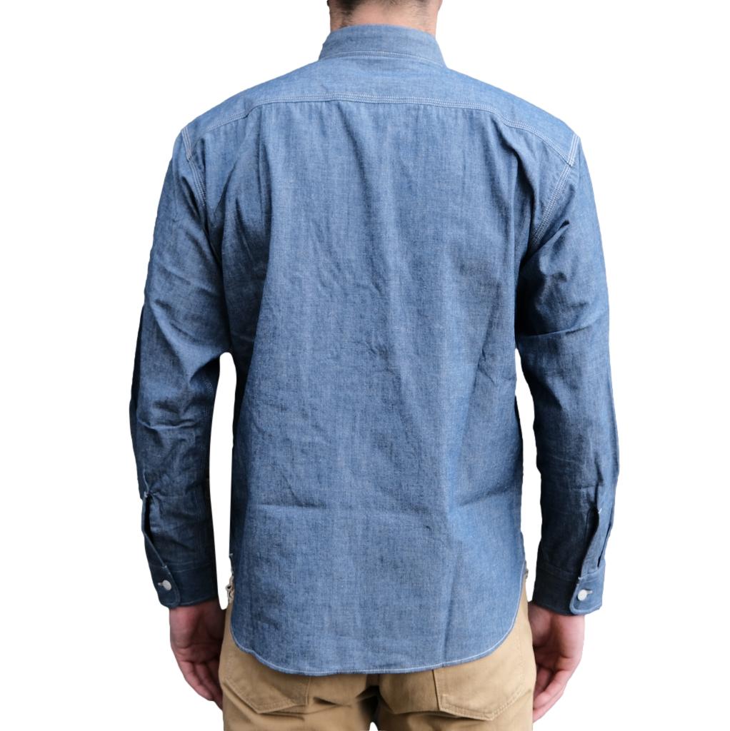 Momotaro 5oz. Selvedge Chambray Work Shirt