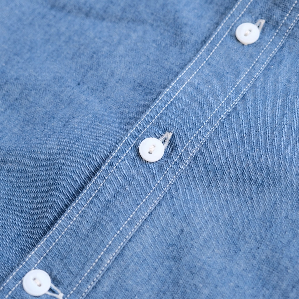 Momotaro 5oz. Selvedge Chambray Work Shirt