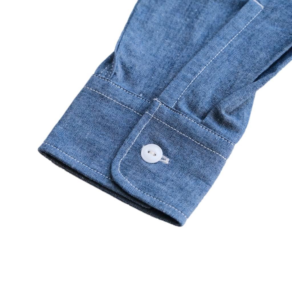 Momotaro 5oz. Selvedge Chambray Work Shirt