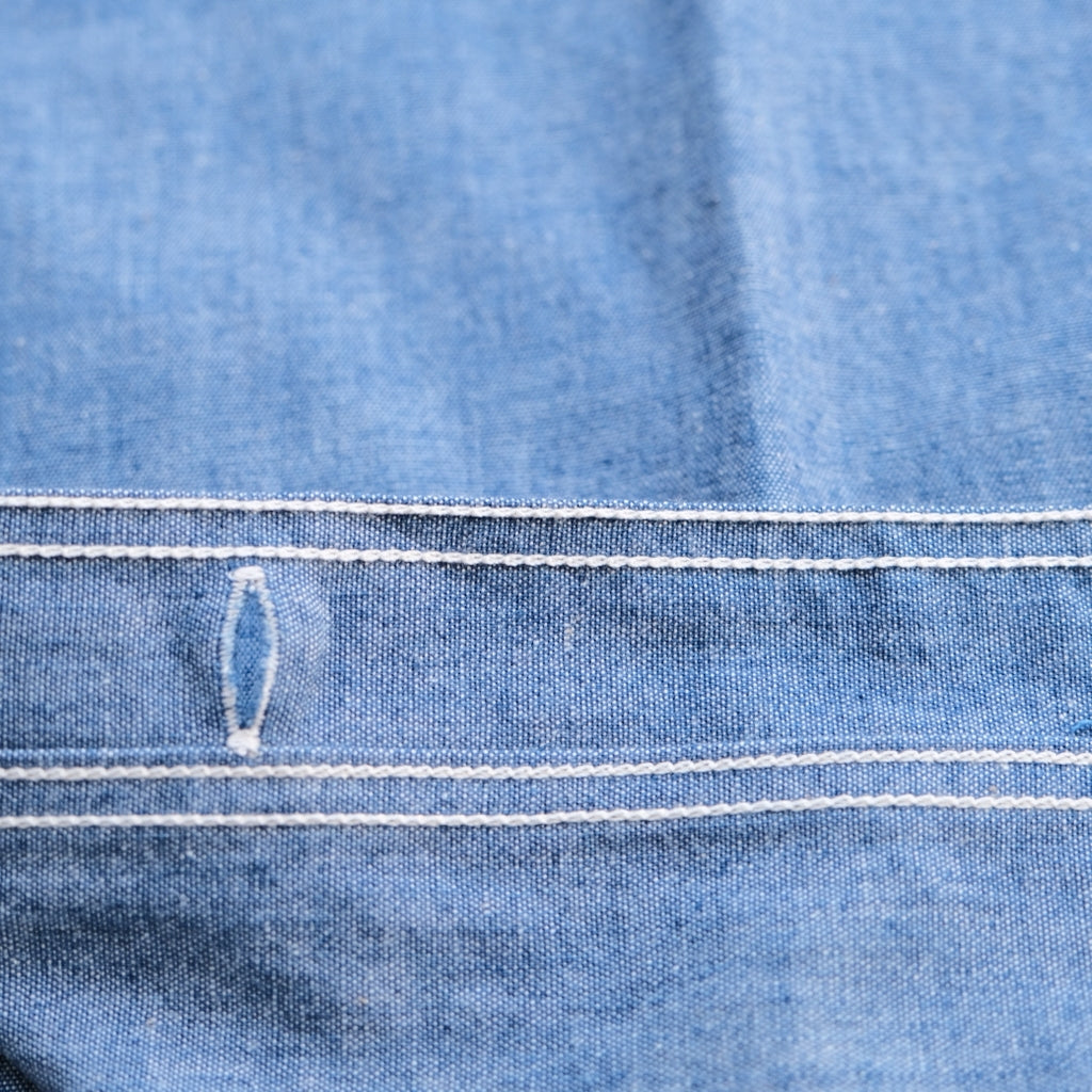 Momotaro 5oz. Selvedge Chambray Work Shirt