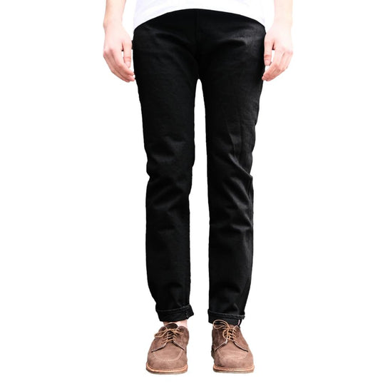 Momotaro "Classic" Black Selvedge Jeans (Slim Tapered)