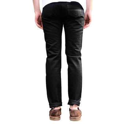 Momotaro "Classic" Black Selvedge Jeans (Slim Tapered)