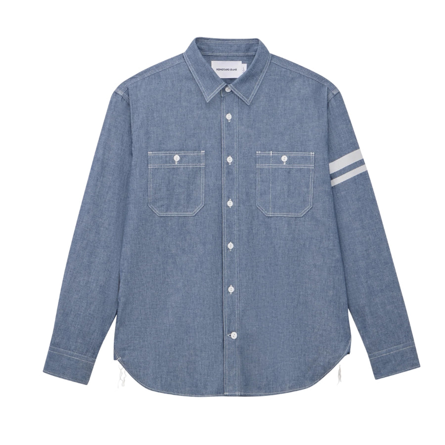 Momotaro GTB Selvedge Chambray Work Shirt
