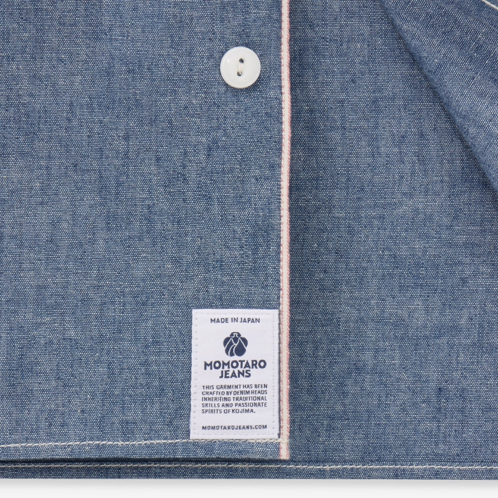 Momotaro GTB Selvedge Chambray Work Shirt