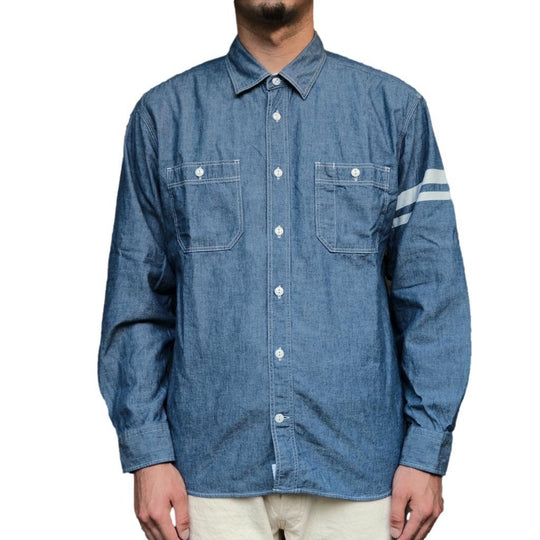 Momotaro GTB Selvedge Chambray Work Shirt