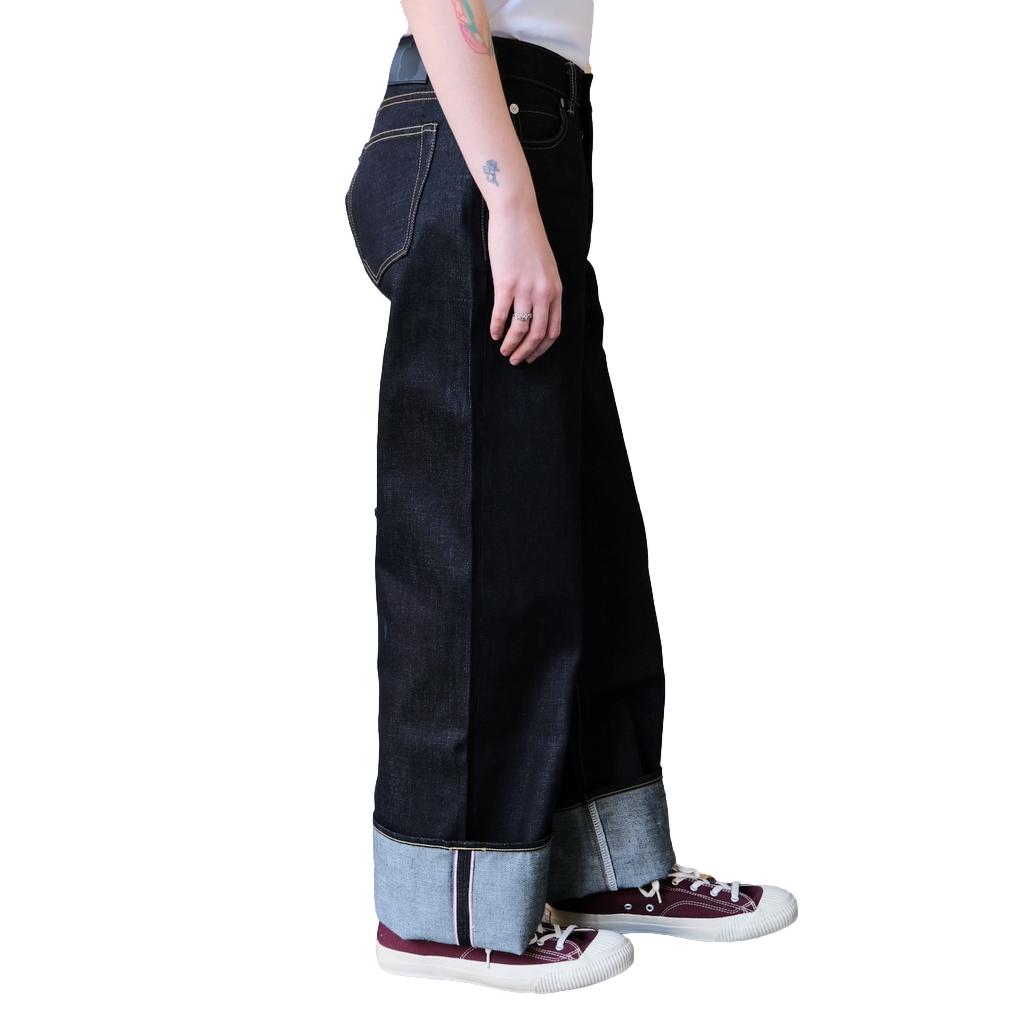 [Women's] Momotaro "Tokuno Blue" Selvedge Jeans (Wide Straight)