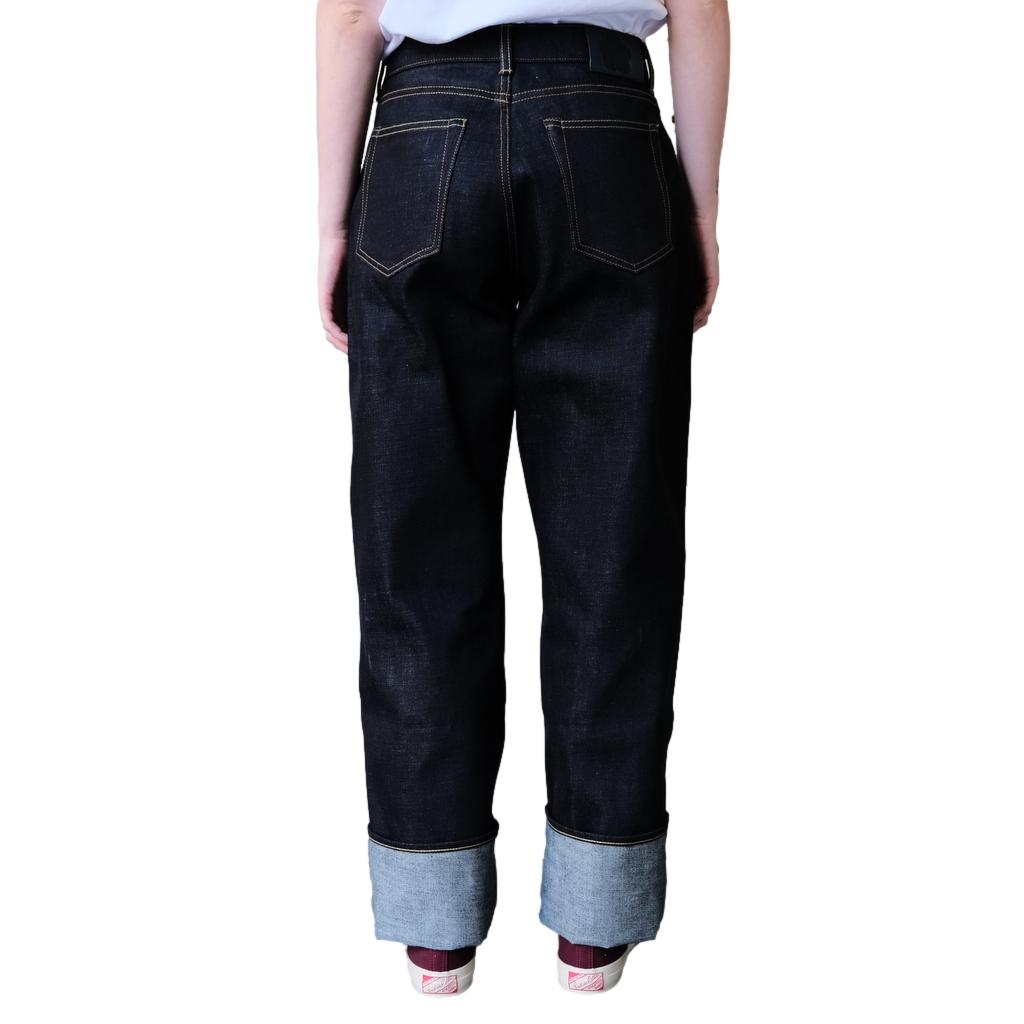 [Women's] Momotaro "Tokuno Blue" Selvedge Jeans (Wide Straight)