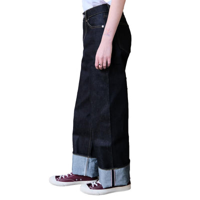 [Women's] Momotaro "Tokuno Blue" Selvedge Jeans (Wide Straight)