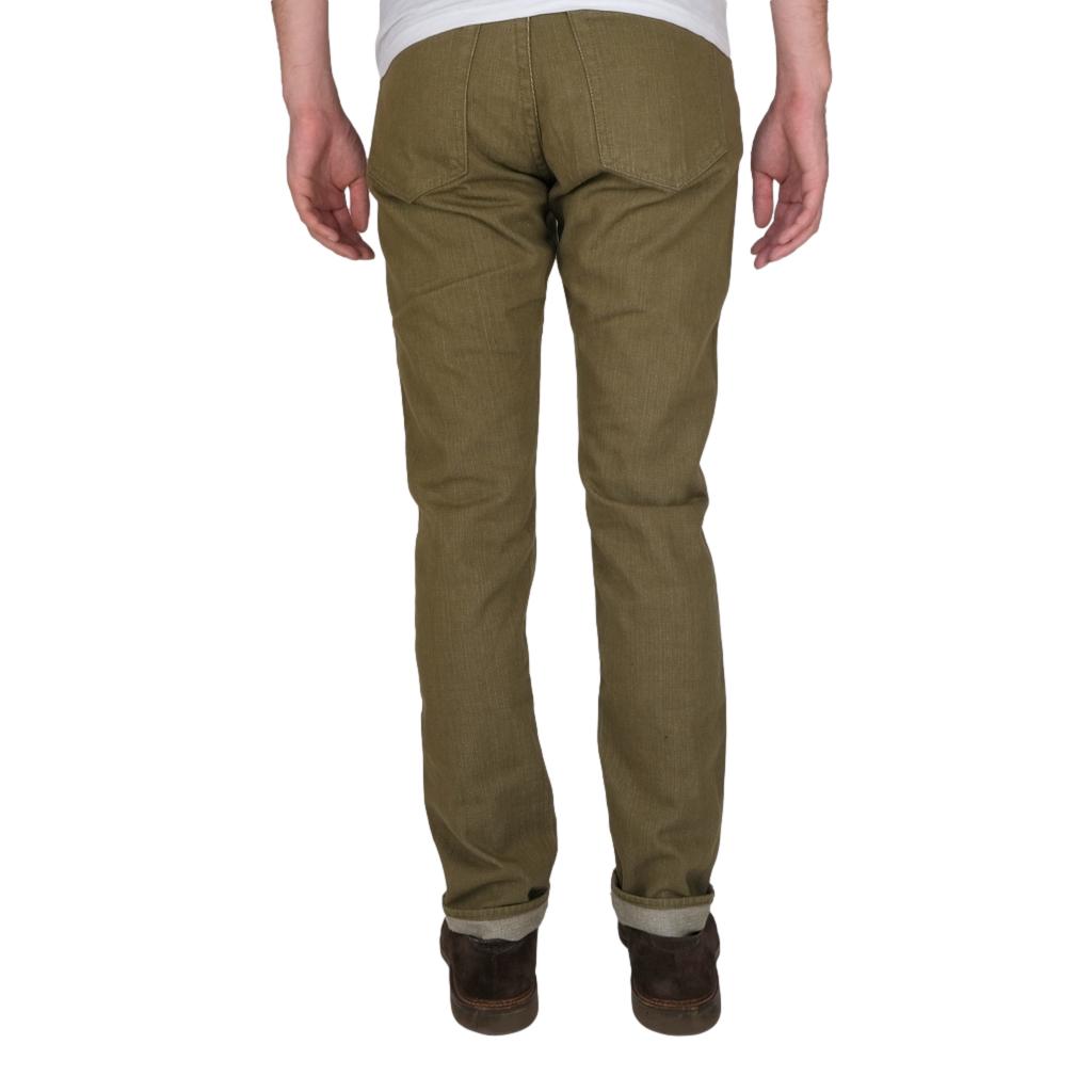 Momotaro Jeans Green Denim Jeans MXJE1207 Men's Casual