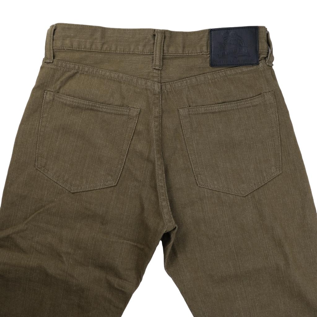 Momotaro Jeans Green Denim Jeans MXJE1207 Men's Casual