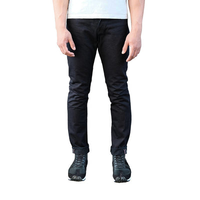 Momotaro Indigo x Black Selvedge Jeans (Narrow Tapered)