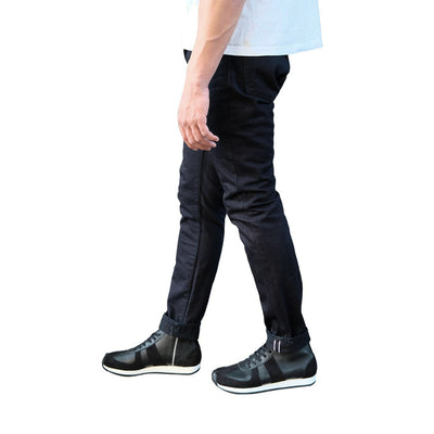 Momotaro Indigo x Black Selvedge Jeans (Narrow Tapered)