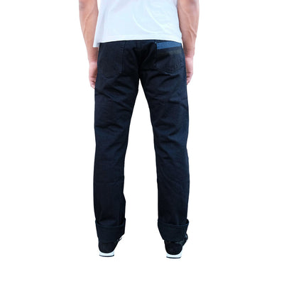 Momotaro Indigo x Black Selvedge Jeans (Classic Straight)