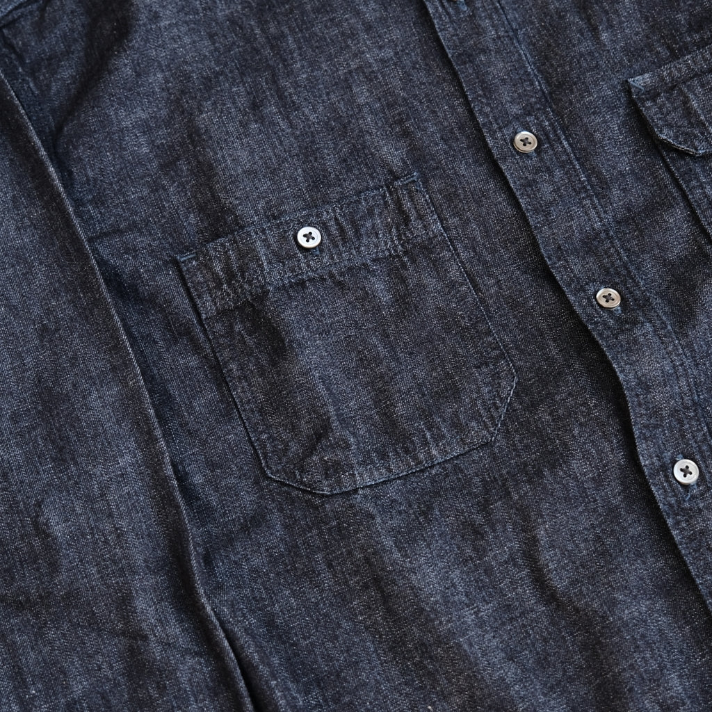 トップス MOMOTARO JEANS / harf denim shirts Momotaro Selvedge Denim Work Shirt - Okayama Denim