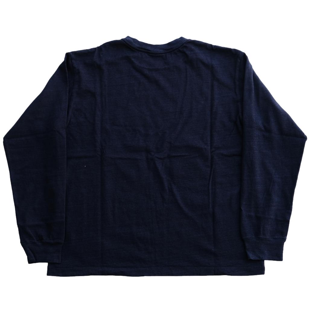 Momotaro Yarn Dyed Indigo L/S Tee