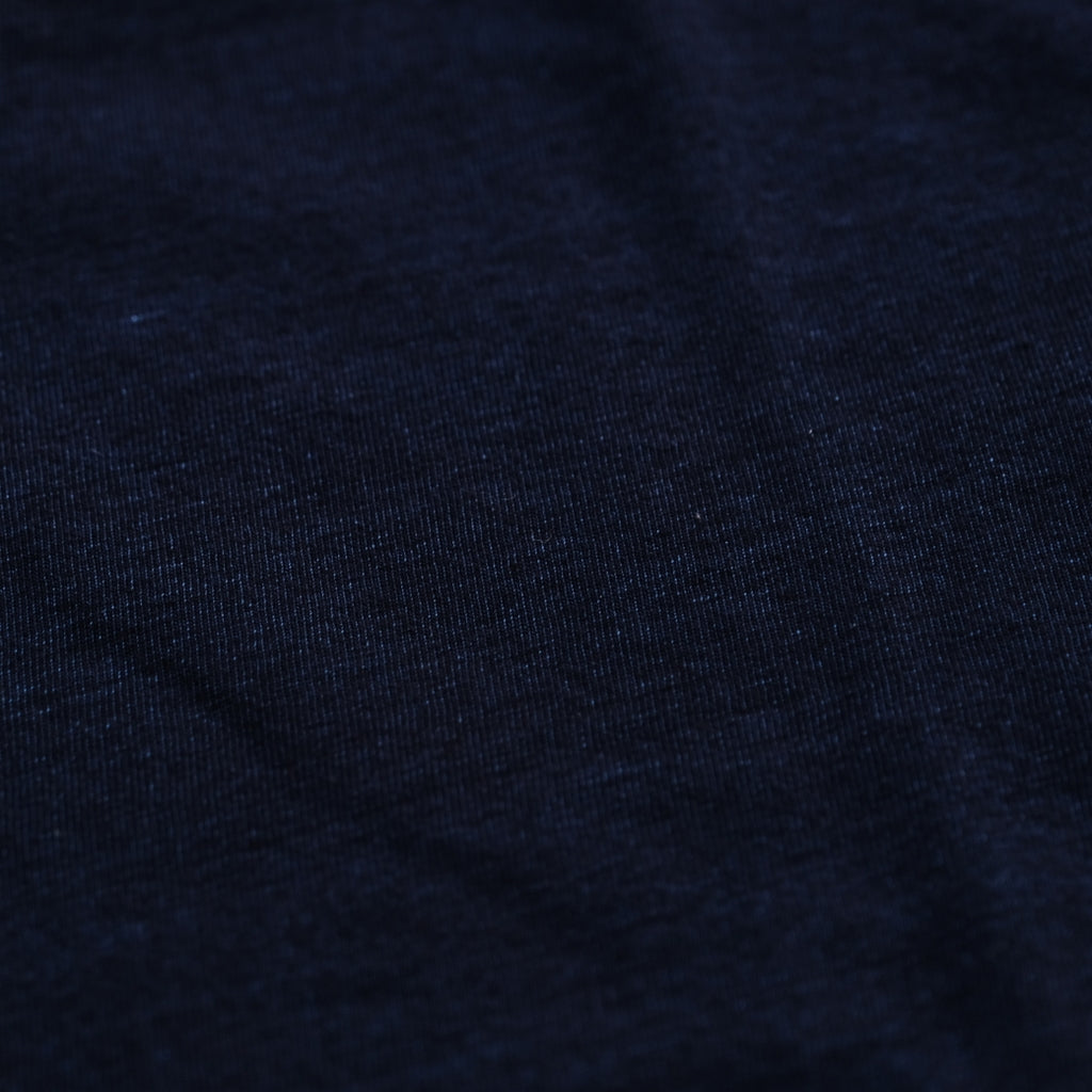 Momotaro Yarn Dyed Indigo L/S Tee