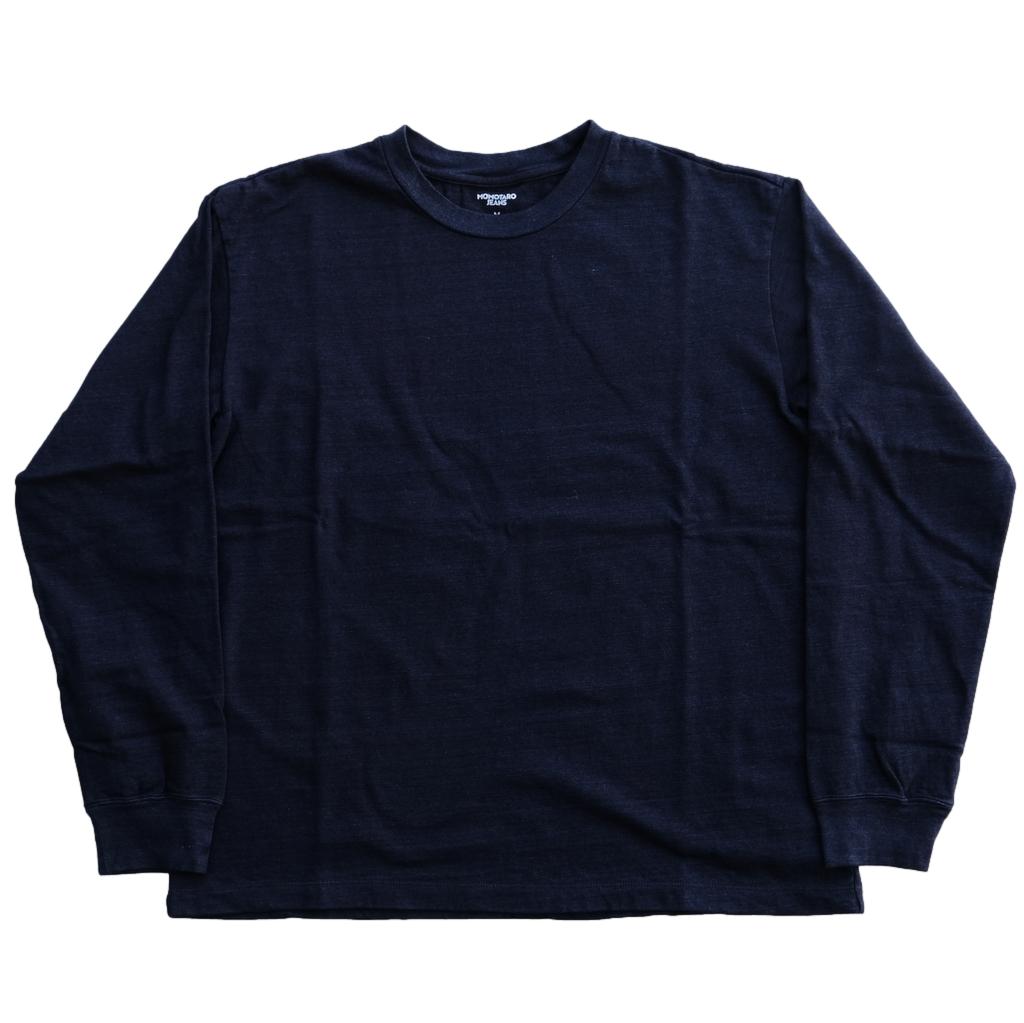 Momotaro Yarn Dyed Indigo L/S Tee