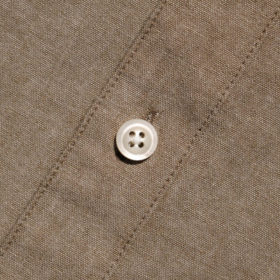 Momotaro Olive Selvedge Chambray Shirt