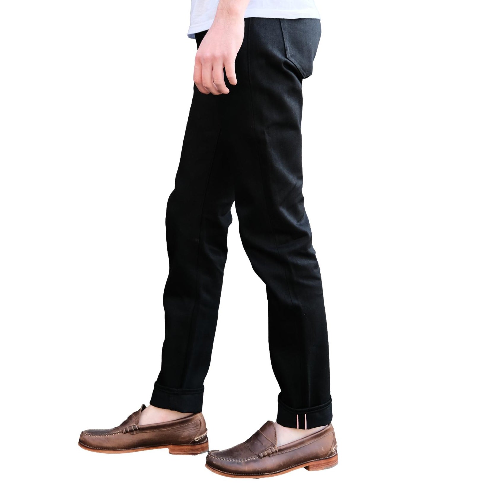 Momotaro "Standard" Black Selvedge Jeans (Slim Tapered)