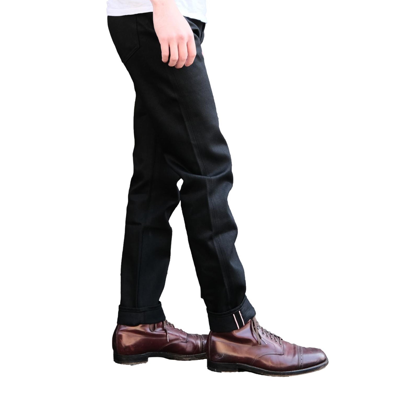 Momotaro "Standard" Black Selvedge Jeans (Tapered) - Okayama Denim