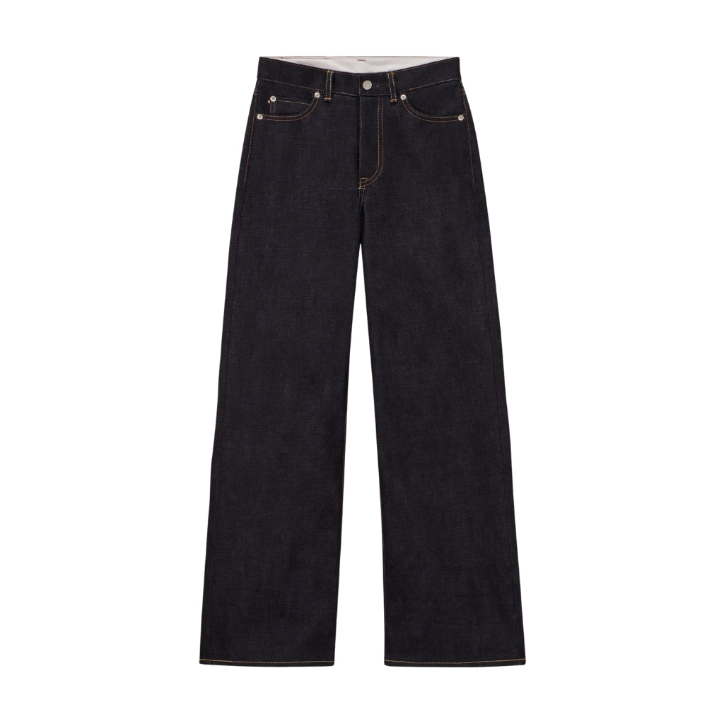 [Women's] Momotaro "Tokuno Blue" Selvedge Jeans (Wide Straight)