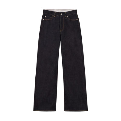 [Women's] Momotaro "Tokuno Blue" Selvedge Jeans (Wide Straight)