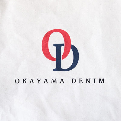 Okayama Denim Natural Indigo Sashiko Lined Reversible Canvas Tote Bag (Ver. C)