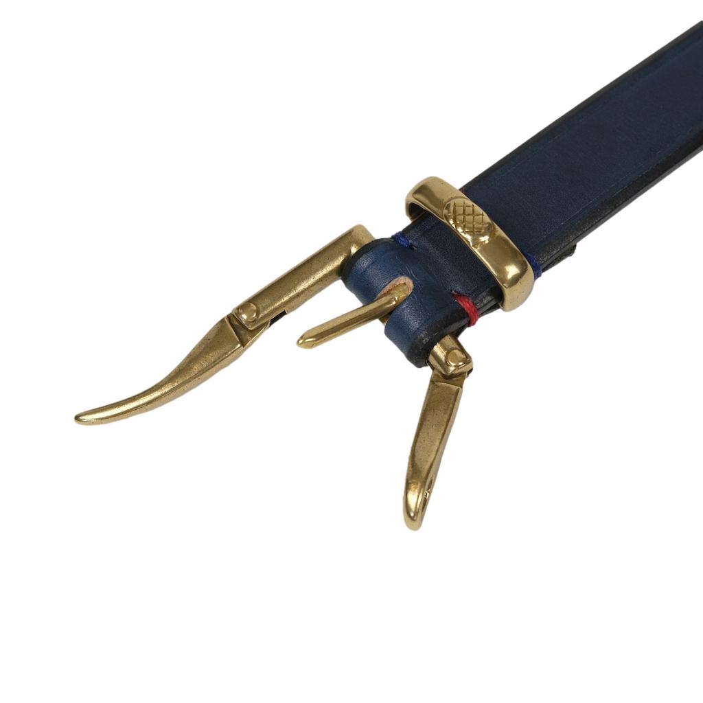 OD+IC 2.0 Edition Natural Indigo Dyed Horsehide Fireman Belt