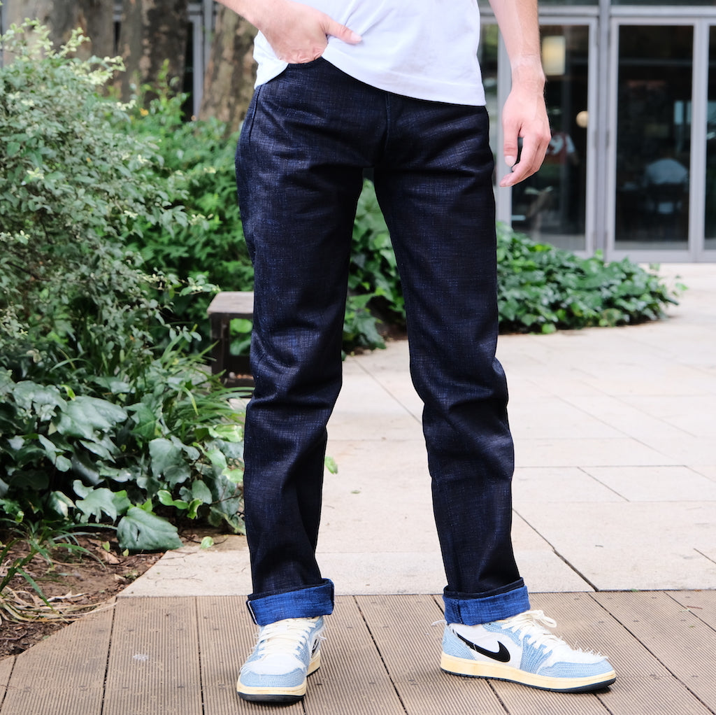 The OD+JB 18oz. "Shinkai Sapphire Slub" Selvedge Series