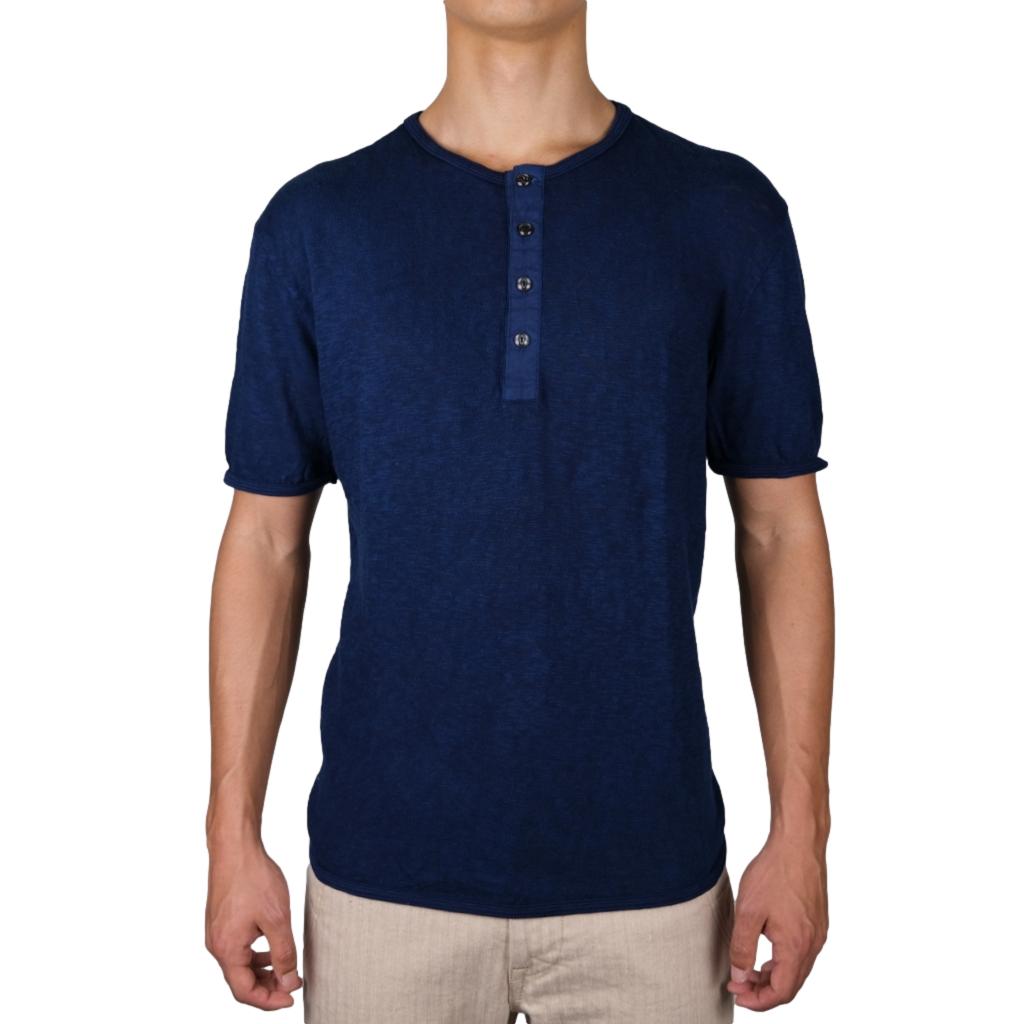 OD+LW Super Slub Indigo Dyed Henley