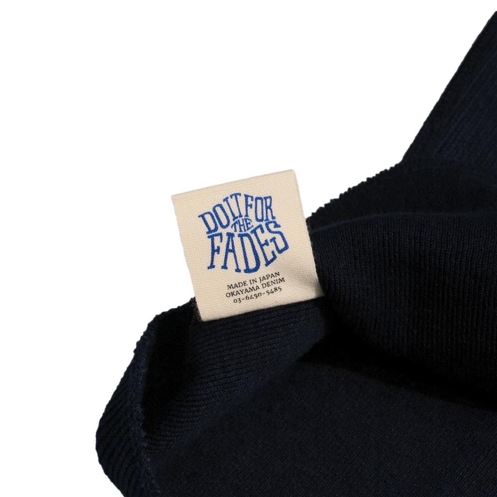 OD+LW Indigo Dyed Classic Royal Rib Knit Thermal Henley
