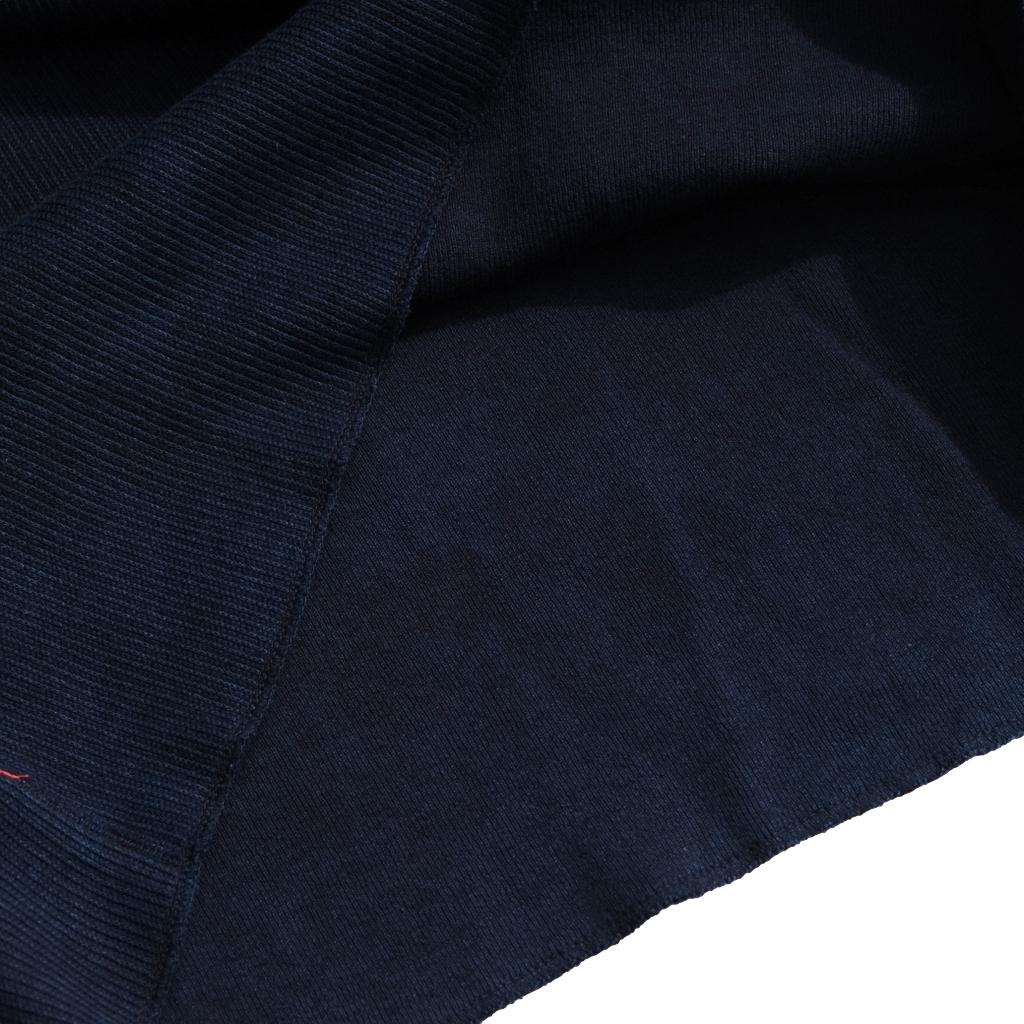 OD+LW Indigo Dyed Classic Royal Rib Knit Thermal Henley