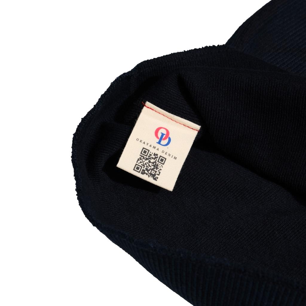 OD+LW Indigo Dyed Classic Royal Rib Knit Thermal Henley
